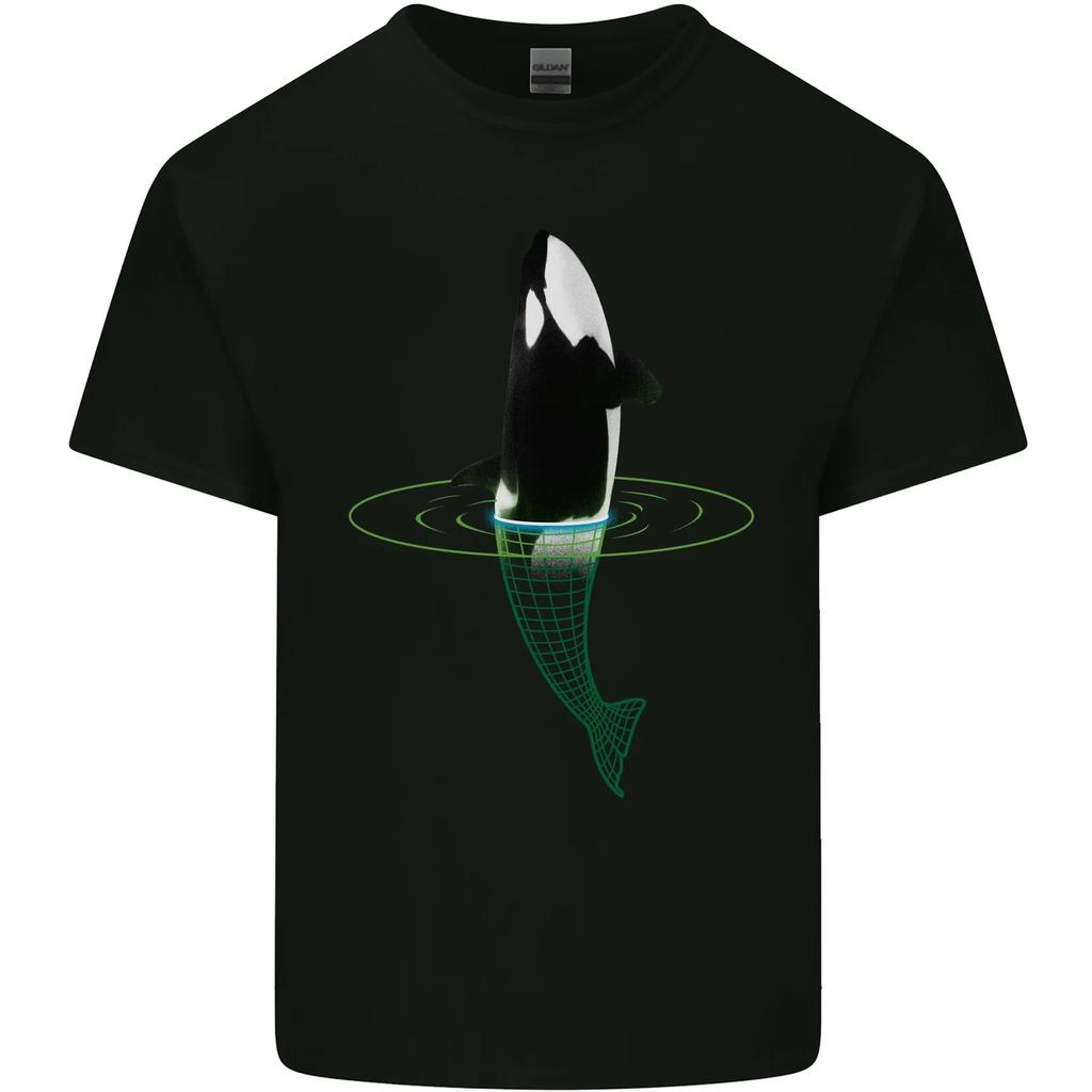 A SCI-FI Orca Whale Kids T-Shirt Childrens