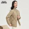 Xuezhongfei Women's Lightweight Round Neck Down Jacket