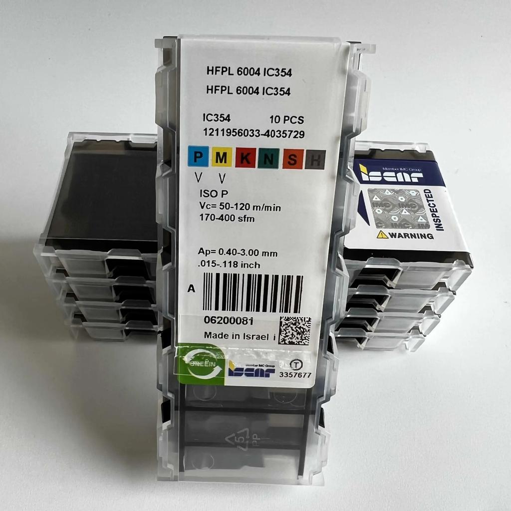 ISCAR / HFPL6004 IC354 /Industrial Indexable Carbide Inserts 10 PCS