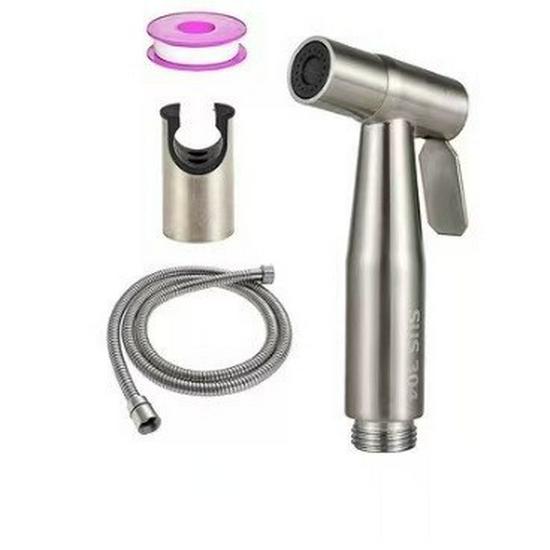 Dual Angle Valve Bidet Kit: High-Pressure Booster Spray Gun for Bathrooms
