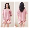 Women's Pajamas with Chest Pads Two-Piece Summer Models of New Short-Sleeved Shorts Casual and Comfortable Homewear Suit