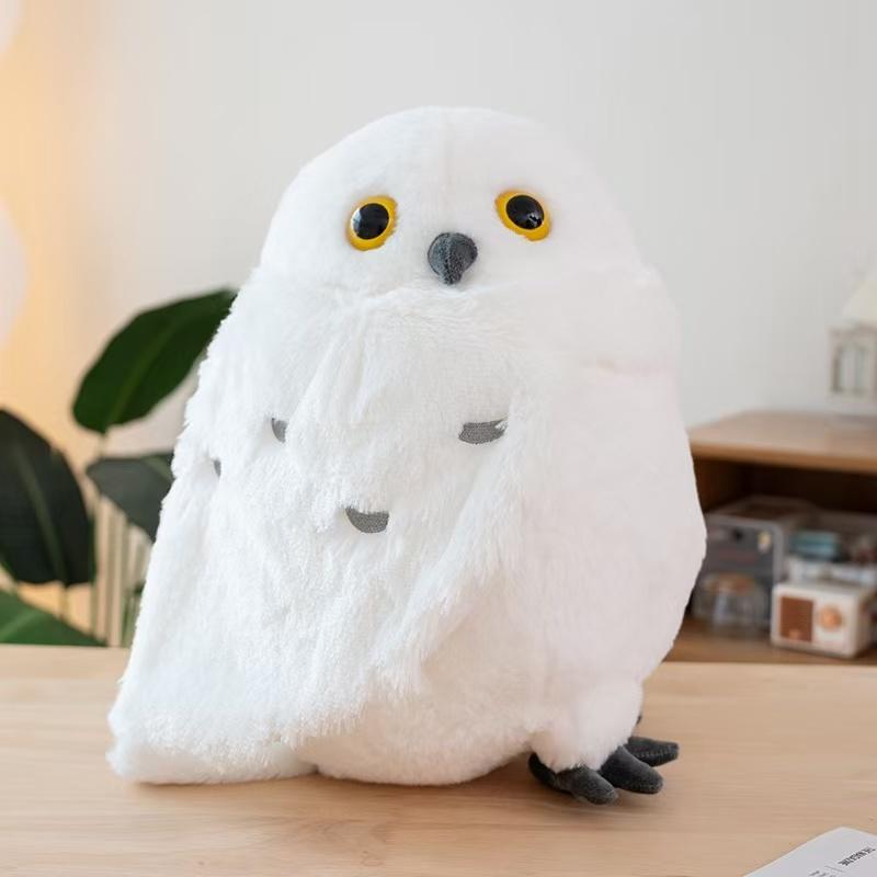 30/36cm Owl Doll Simulation Plush Toy Handmade Doll Cartoon Anime Cute Pillow Cushion Home Decoration Children's Birthday Gift D