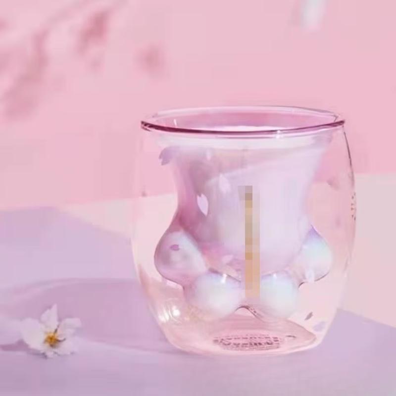 Shangqi Cat Paw Heat-Resistant Glass Mug