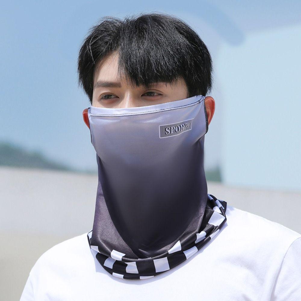 

Полосатый Летний Солнцезащитный Крем для Лица Вуаль Градиент Рыбалка Защитная Вуаль для Лица Рыбалка чёрный