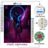 5D Diy Diamond Painting Cyberpunk Sexy Art Cross Stitch Full Diamond Embroidery Mosaic