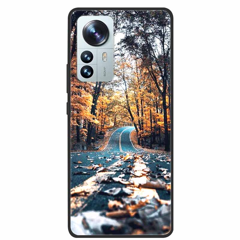 For Xiaomi 12T Pro Phone Case Cover Lion Wolf Black Soft Silicone Case For Xiaomi 12T Pro Back Cover Case 12 T 12TPro Funda Capa