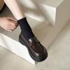 New platform muffin shoes Japanese jk British style small leather shoes