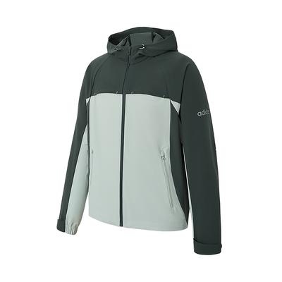 adidas Modische Bequeme Vielseitige Kapuzenjacke Unisex Jacken Grün KA2557