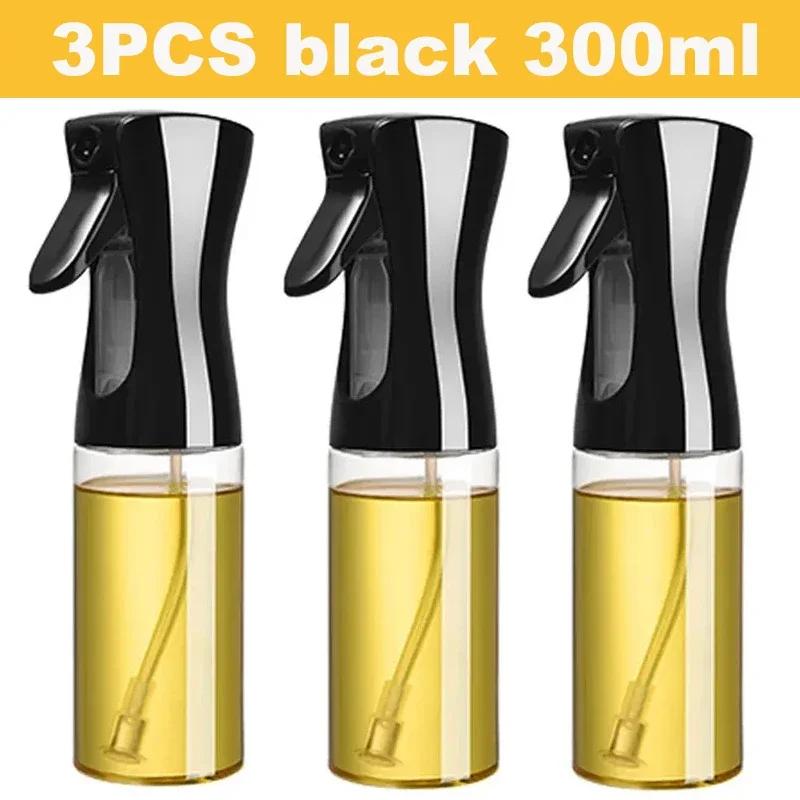 200/300/500ml Oil Spray Olive Oil Spray Bottle Kitchen Cooking  Dispenser Camping  Baking Vinegar Soy Sauce Sprayer Containers