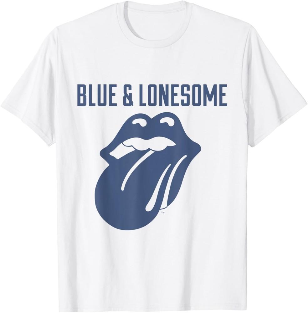 

Rolling Stones 72 Logo Blue &Lonesome Vintage White T-Shirt L