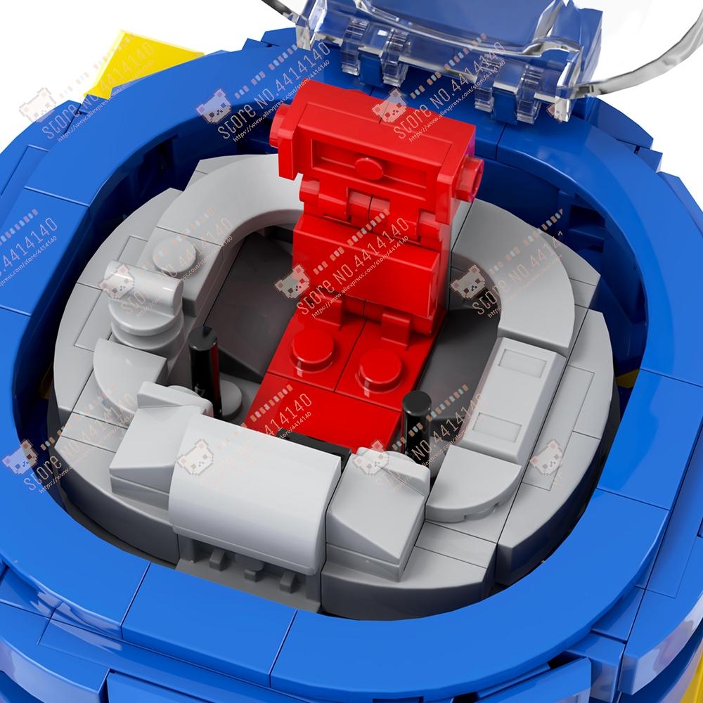 Anime Series MOC Decoration Building Blocks DIY Sai Ya Space Ship Kame House Time Machine Model Assembly Brick Toys For Children