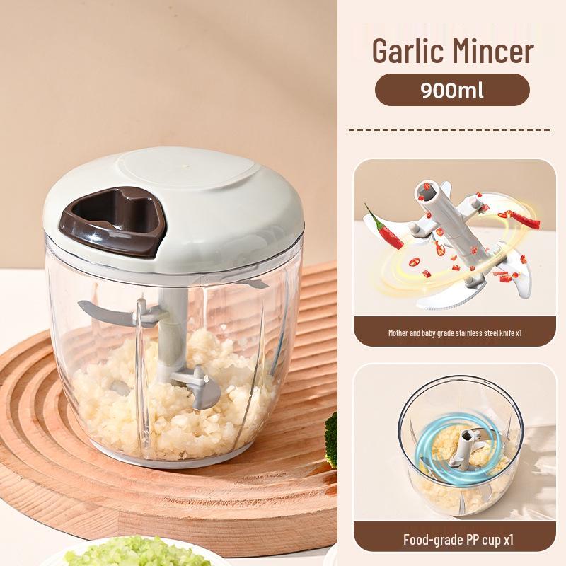 Multifunctional Manual Vegetable Cutter & Garlic Mincer
