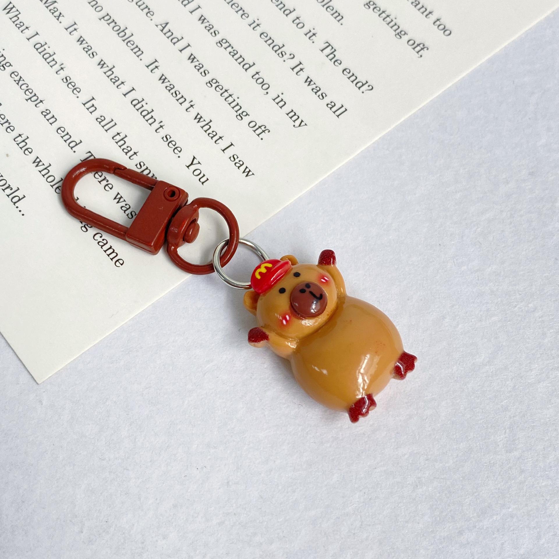 

Косплей Капибара Коричневая Пряжка Милый Мультяшный Сердечко Подвеска USB Флеш-накопитель - Идеальный Девичий Студенческий Подарок Украшение