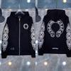 2025 Chrome Heart Hoodie: Casual Loose-Fit Zip-Up for Men & Women