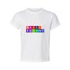 Happy Birthday Periodic Table Design Unisex T Shirt With Colorful Block Elements