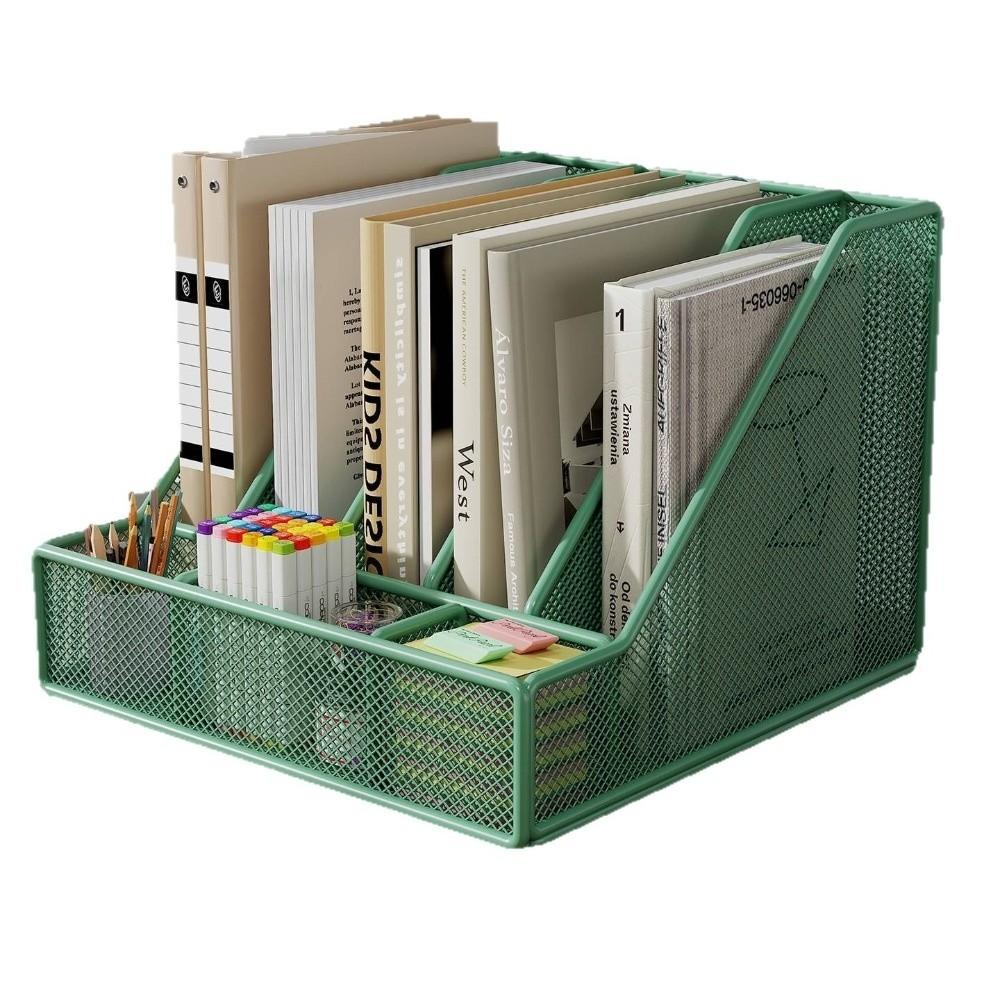 Space-saving Document Storage Shelf Metal Multi-layer Bookshelf New Desk File Organizer  Office Use