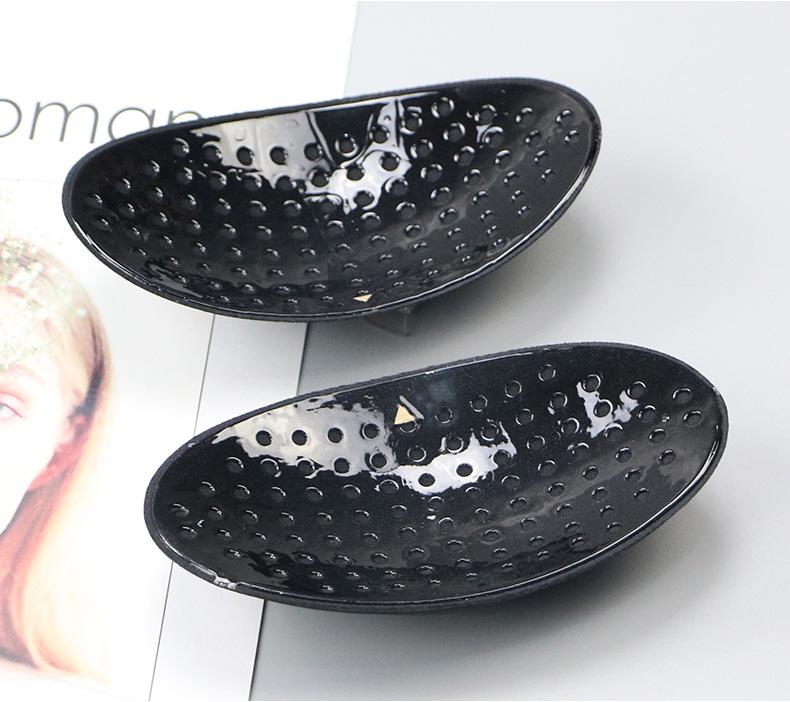 Spalline autoadesive in silicone, antiscivolo, unisex, rimovibili, design ad angolo retto invisibile.