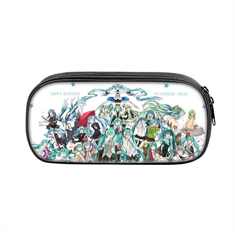Piórnik Anime Hatsune Miku o Dużej Pojemności Dla Uczniów i Kolekcjonerów
