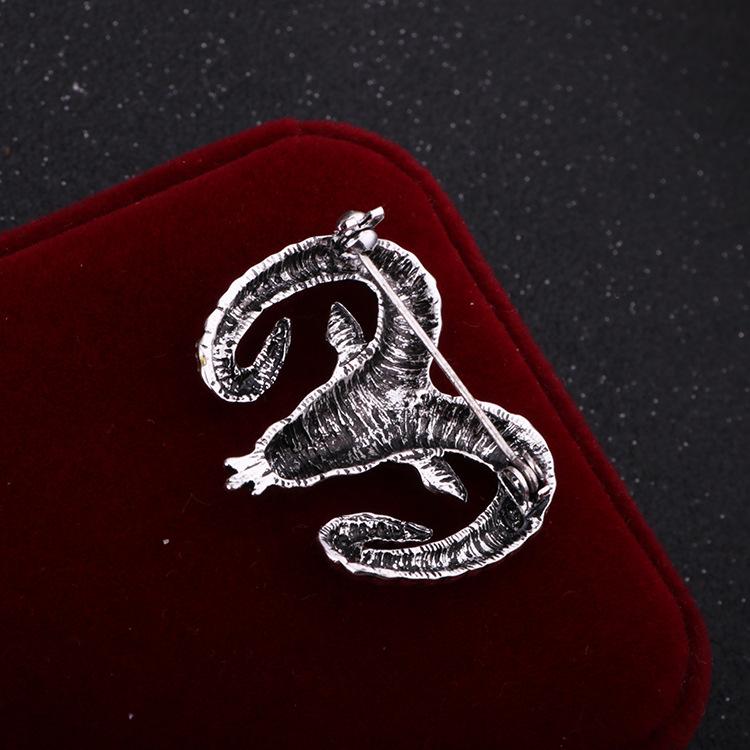 I -Remiel Fashion Retro Zinc Alloy Goat Head Brooch Male Suit Coat Badge Sheep Brooch Animal Lapel Pin Shirt Accessories For Men