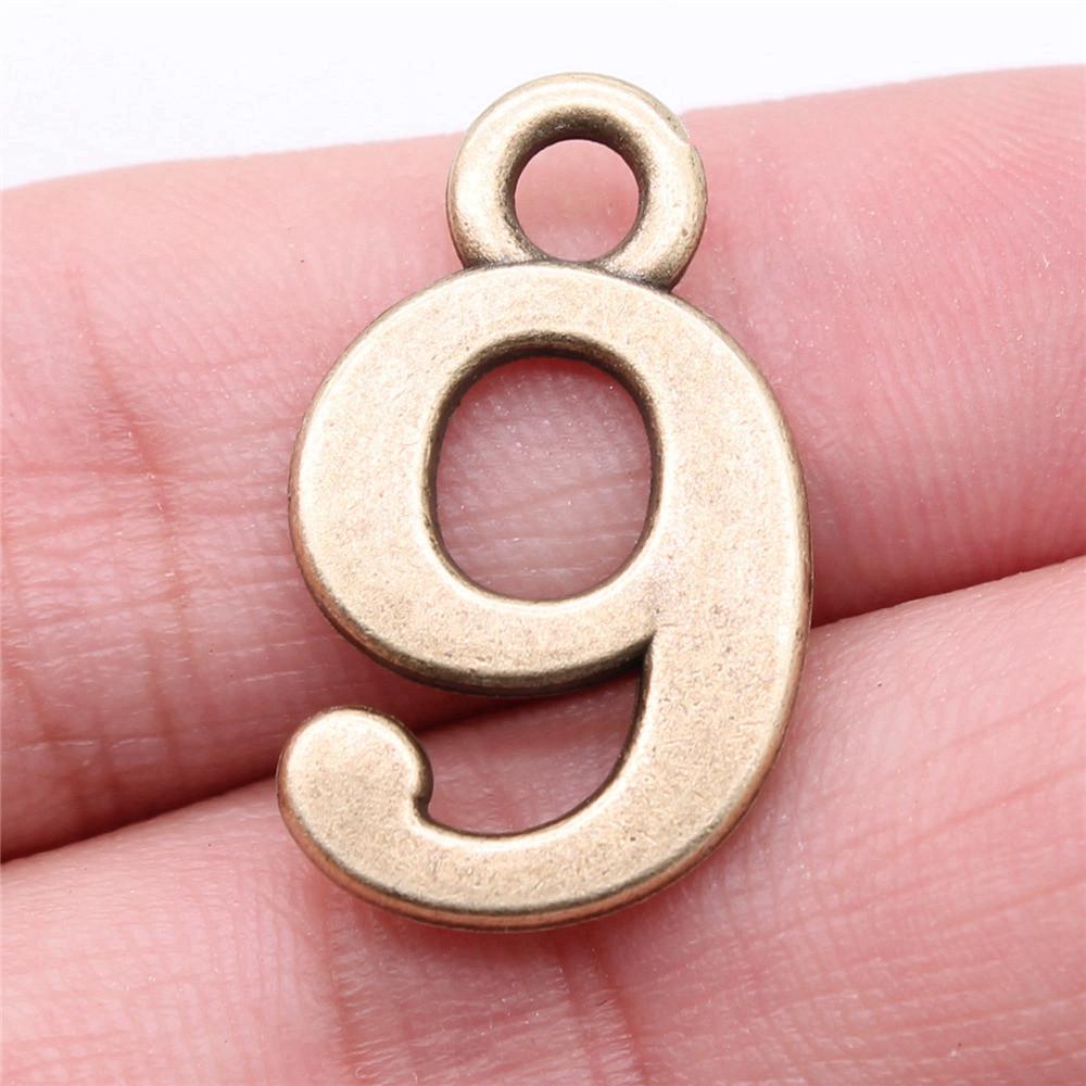 Number Tag Charms Pendant Couple Jewellery Massive Fashion For You