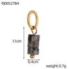 CARLIDANA2PCS Hot Sale Heart Colored Natural Stone Accessories Non Tarnish DIY Jewelry Plated Gold Stainless Steel Charm Pendant
