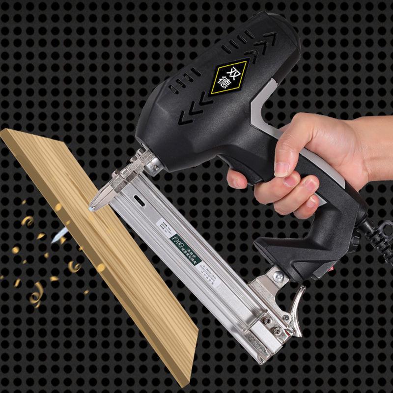 Electric F30 Dual-Use Pneumatic Straight Brad Nail Gun for Woodworking