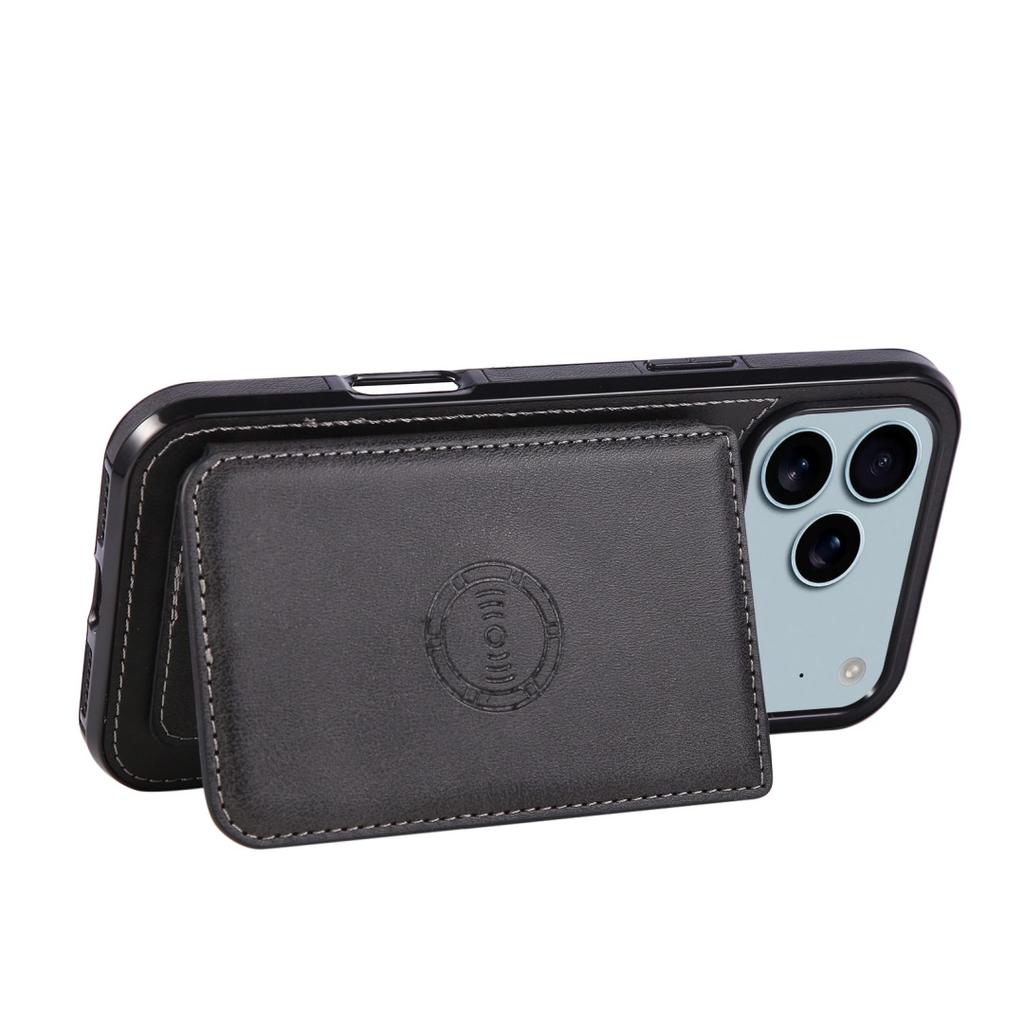 Anti-Theft Wallet Blocking Layer Magnetic Leather Phone Case For iPhone 17 Air 16E 15 14 Plus 13 12 Mini 11 Pro Max SE XS XR 8 7