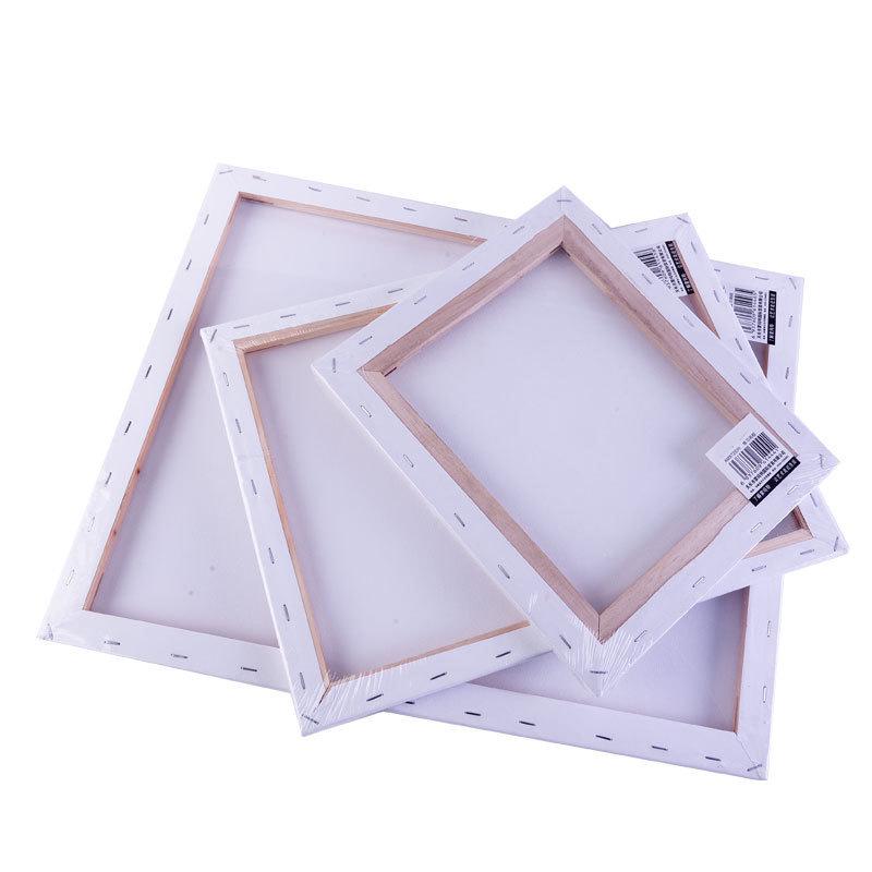 Blank Cotton Linen Oil Painting Canvas with Frame - Beginner-Friendly Hand-Painted Surface