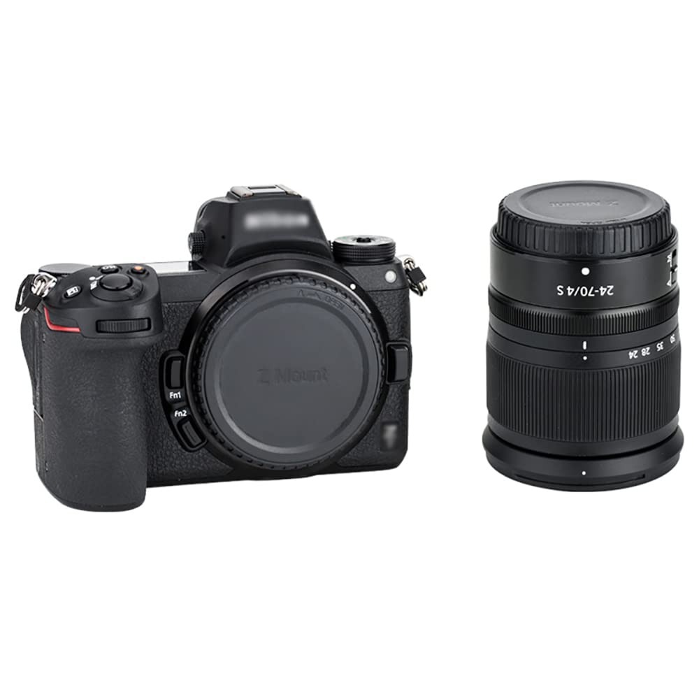 2 Pairs JJC Nikon Z Mount Rear Lens Caps Body Caps for Nikon Z Mount Cameras Including Nikon Z50 Z Z7 + & Lenses, Z5II, II, Z6III, Zf, Z30, Z9, Z8,