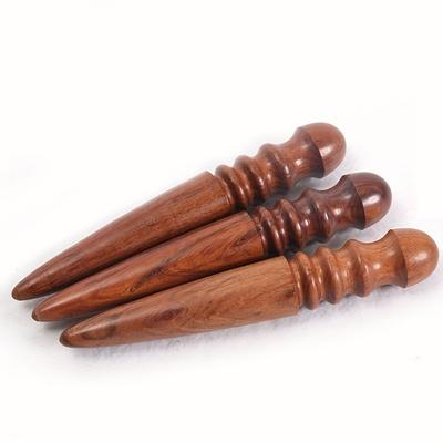 1pc DIY Leather Tool Leathercraft Edge Trimmer Polishing Tool Milling Leather  Multifunction Round Sandalwood Stick