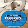 1pc Football Team (43) Design Printed Area Round Carpet for Bedroom Living Room Home Decor Rugs Mat Non Slip Mat Rug for Bedside