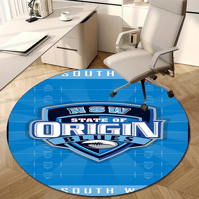 1pc Football Team (43) Design Printed Area Round Carpet for Bedroom Living Room Home Decor Rugs Mat Non Slip Mat Rug for Bedside