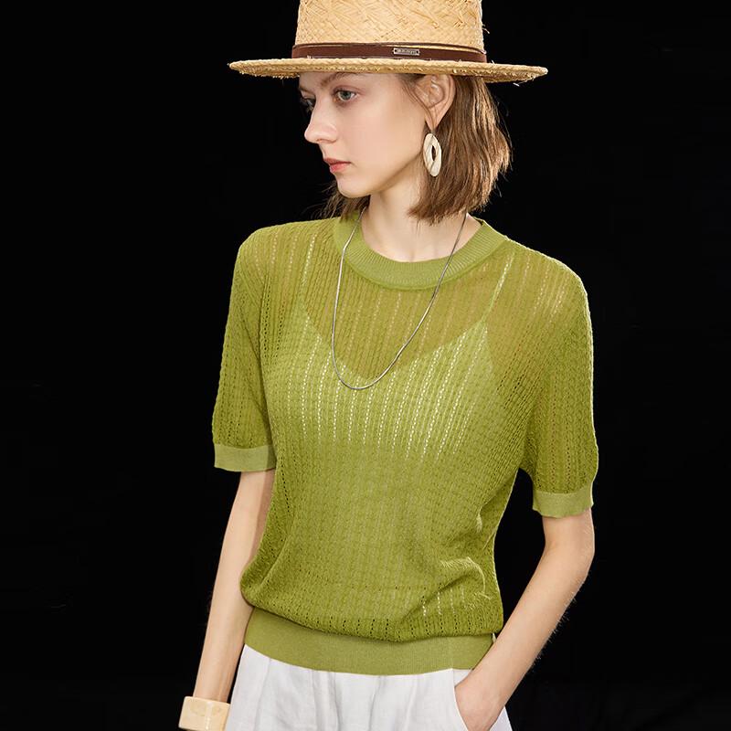 Women's Tencel Linen Blend Knitted T-shirt