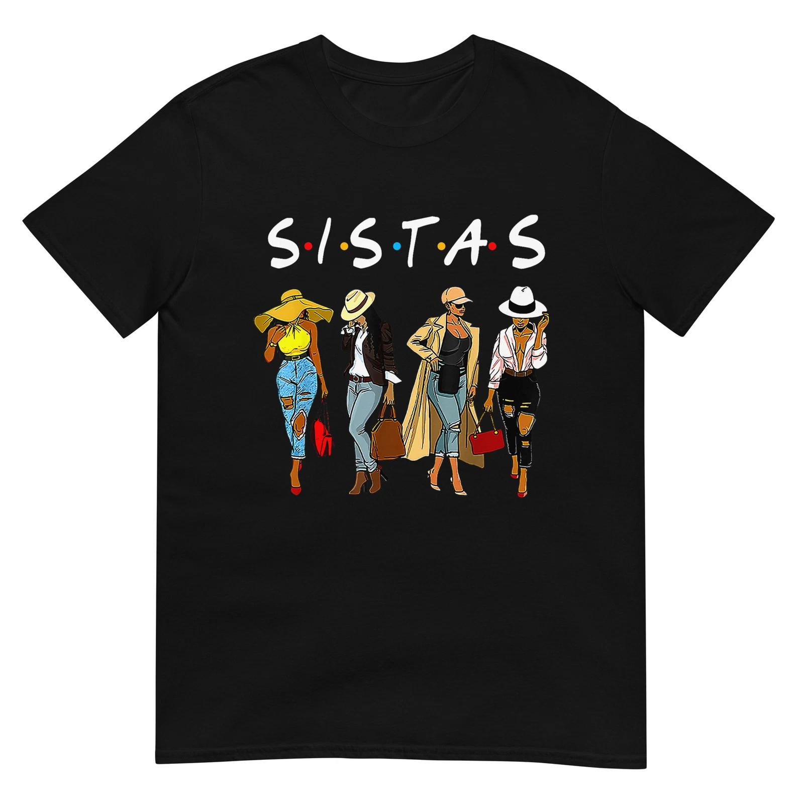 SISTAS Афро Гордые Черные SISTAS Женская Королева Афроамериканка Футболка 2XL