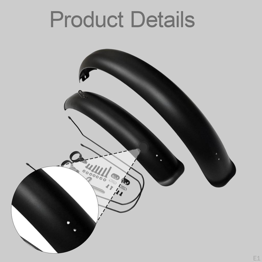 Bike Fender Accessories Professional Durability Easy Installation Spare Parts Replace Lightweight