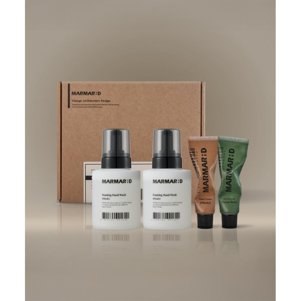 Marmard Набор из 4 предметов: Мыло для рук и Крем для рук Blooming Set (Bergamot and Earl Pig)