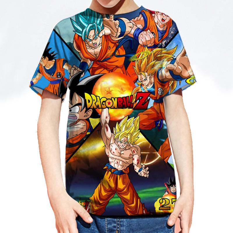 Trendy Pánské Dámské Oblečení Trička Anime Série Dragon Ball 3D Digitální Tisk Trička