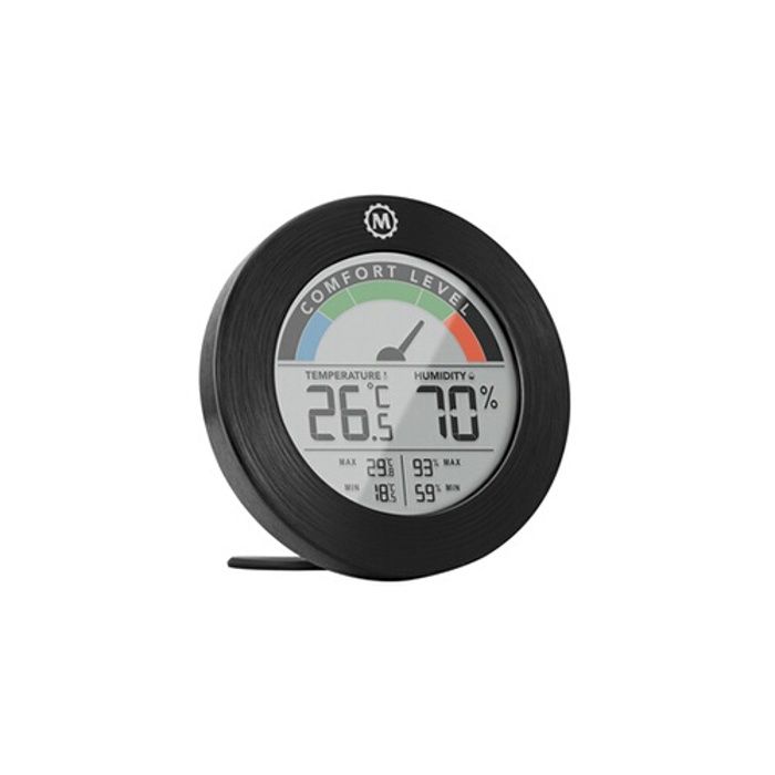 Marathon austin - thermo-hygromètre à indice de confort - enregistrement max &amp; min de la température &amp; humidité des dernières 24h