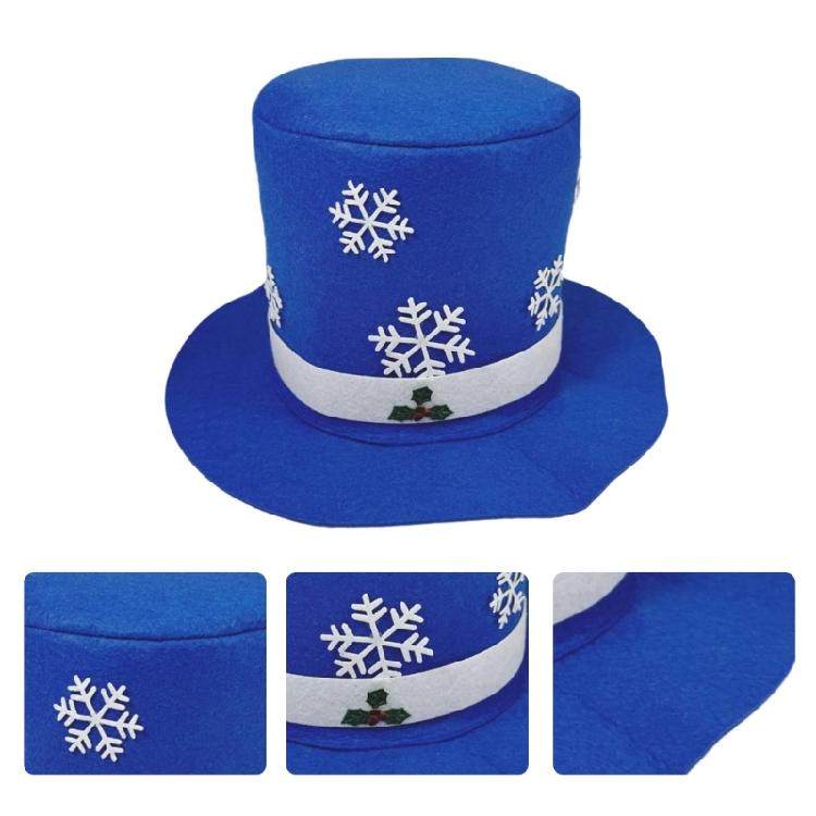 Christmas Tall Hat Fashion Top Hat Festival Photography Hat Festival Event Hat Party Hat Headwear
