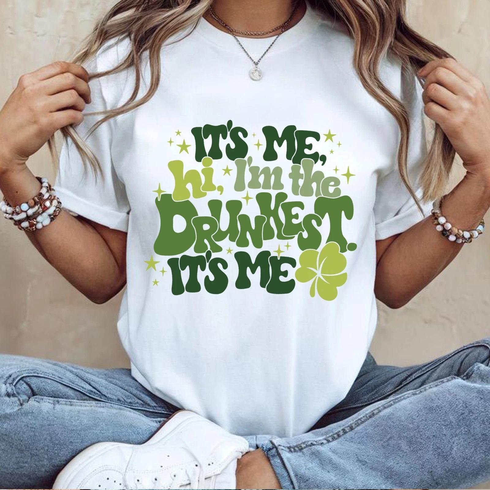

It s Me. Hi. I m The Drunkest Tee, Funny Shenanigans Aesthetic T-shirt for Party S