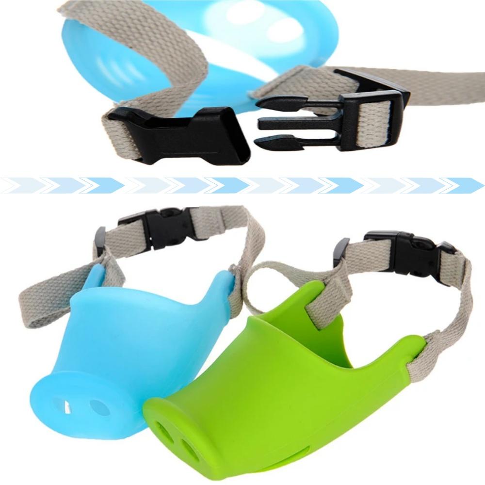 Pig Nose Breathable Mask for Puppy Cute Funny Doggy Anti-bite Mask Adjustable Prevent Accidental Ingestion Pet Aaccessories