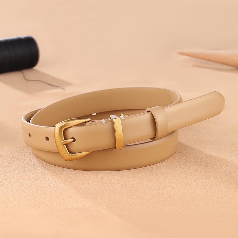 

Гуанчжоу Пояс из тонкой кожи коровьей кожи высшего слоя для женщин Модный универсальный пояс из натуральной кожи в корейском стиле для женщин Декоративный пояс из коровьей кожи высокого класса 105cm