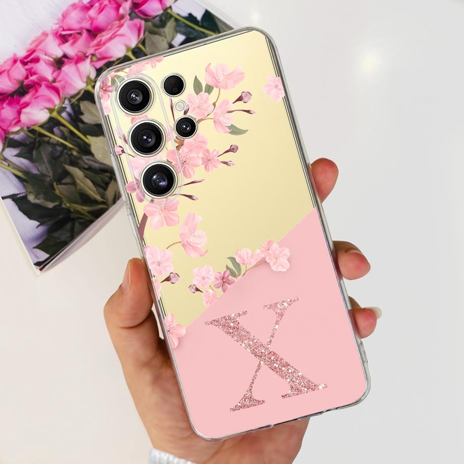 

For Samsung Galaxy S25 Ultra 5G Case SM-S938B Luxury Letters Phone Cover Case For Samsung S25 Plus S 25 Ultra S25+ 5G Soft Shell Galaxy S25