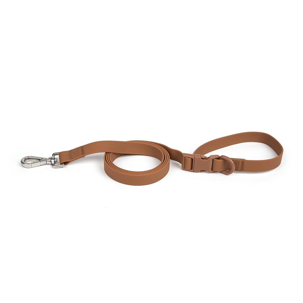 Macaron Color PVC Dog Collar & Leash Set - Soft & Comfortable