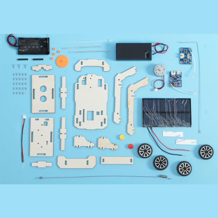 DIY Remote Solar Car Model Technologia Science Toys Physical Experimental Tool STEM Kit Learning Educational Kids Teaching Aid