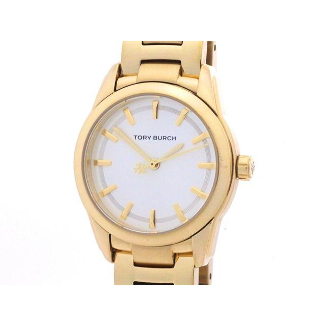 Used Tory Burch Watch TBW9062 GP Quartz Silver Dial Women s [Used] [473]