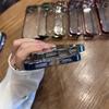 Luxuriöse galvanisierte Glitzer-Handyhülle für iPhone 11 12 13 14 15 Pro Max Plus, klare transparente Stoßstange, stoßfeste Hüllen