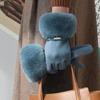 Velvet Driving Mittens Thicken Ski Gloves Fashion Touch Screen Gloves  Women
