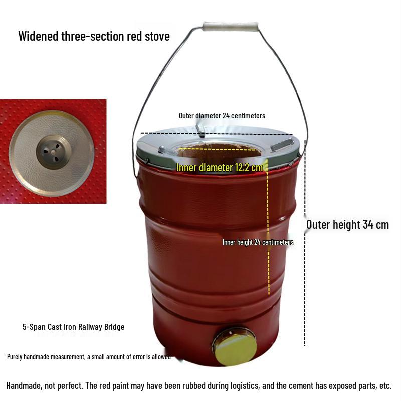Compact Honeycomb Charcoal Stove for Household Heating and Boiling Water - Ideal for New Homes