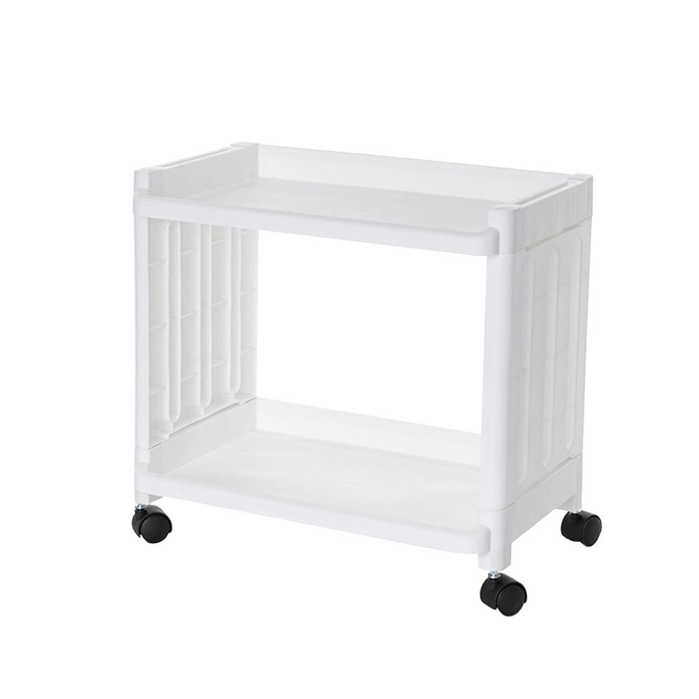 Nero 13.2*27.7*62.4 Scaffale Regolabile con Ruota Scaffale in Metallo Pieghevole Mobile Scafale Cucina Organizzatore Mobile con Ruote e Vassoio per Uffici Parrucchieri Cucine Bagni